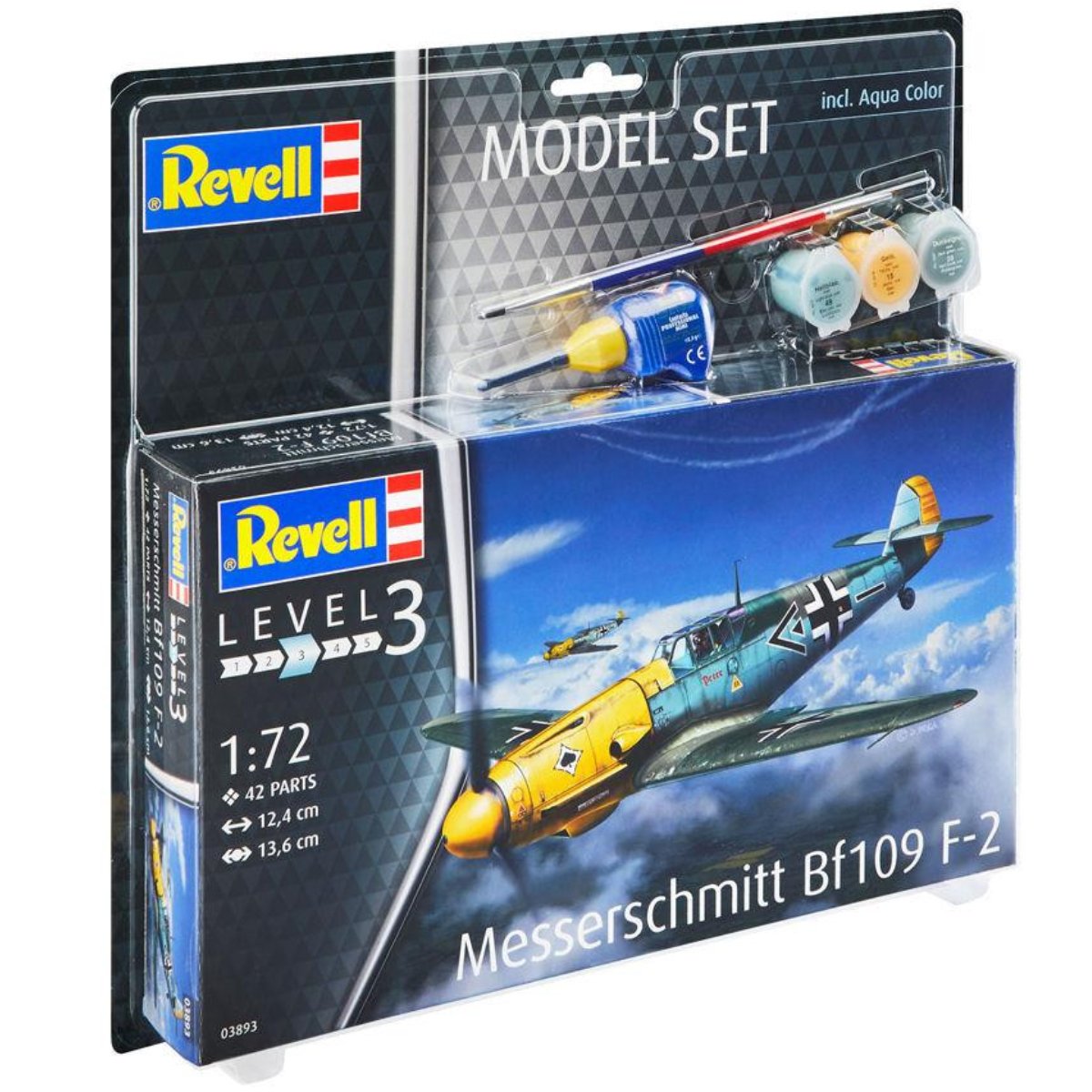 Revell Messerschmitt Bf109 F - 2 Model Kit Set 1:72 - Phillips Hobbies