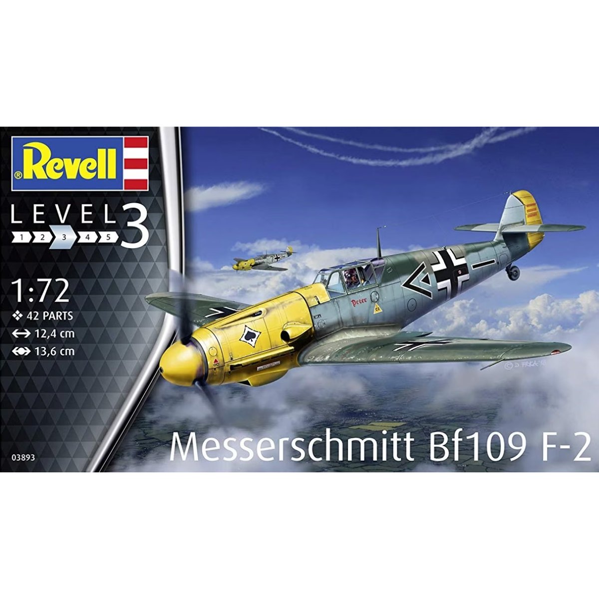 Revell Messerschmitt Bf109 F - 2 Model Kit Set 1:72 - Phillips Hobbies