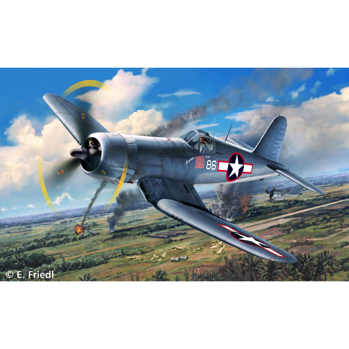 Revell Vought F4U - 1D Corsair Plastic Kit - 1:72 Scale - Phillips Hobbies