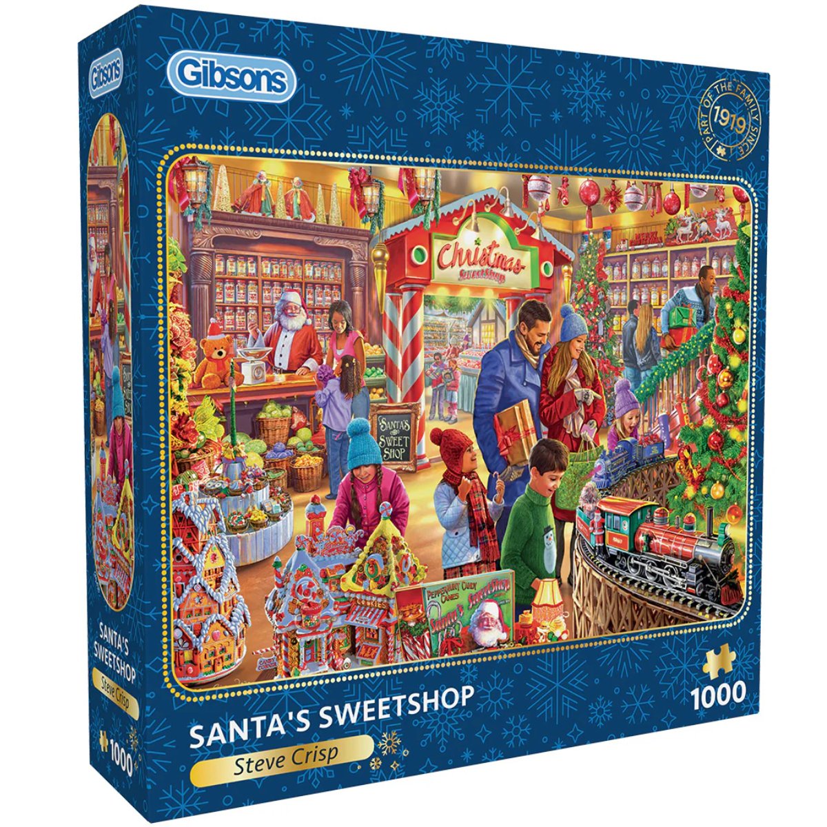 Santa's Sweetshop - Gibsons 1000 Piece Jigsaw Puzzle - Phillips Hobbies