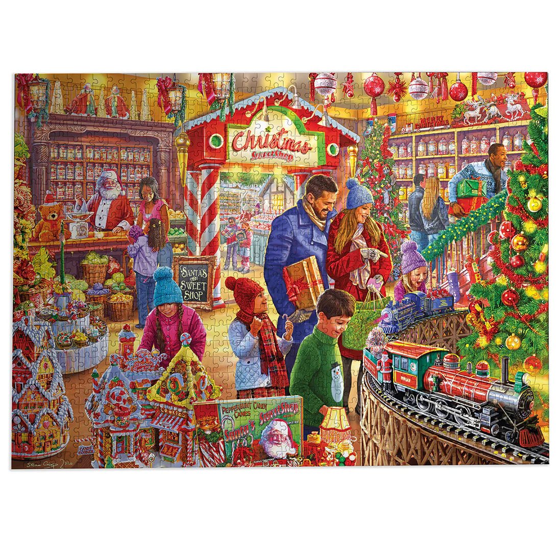 Santa's Sweetshop - Gibsons 1000 Piece Jigsaw Puzzle - Phillips Hobbies