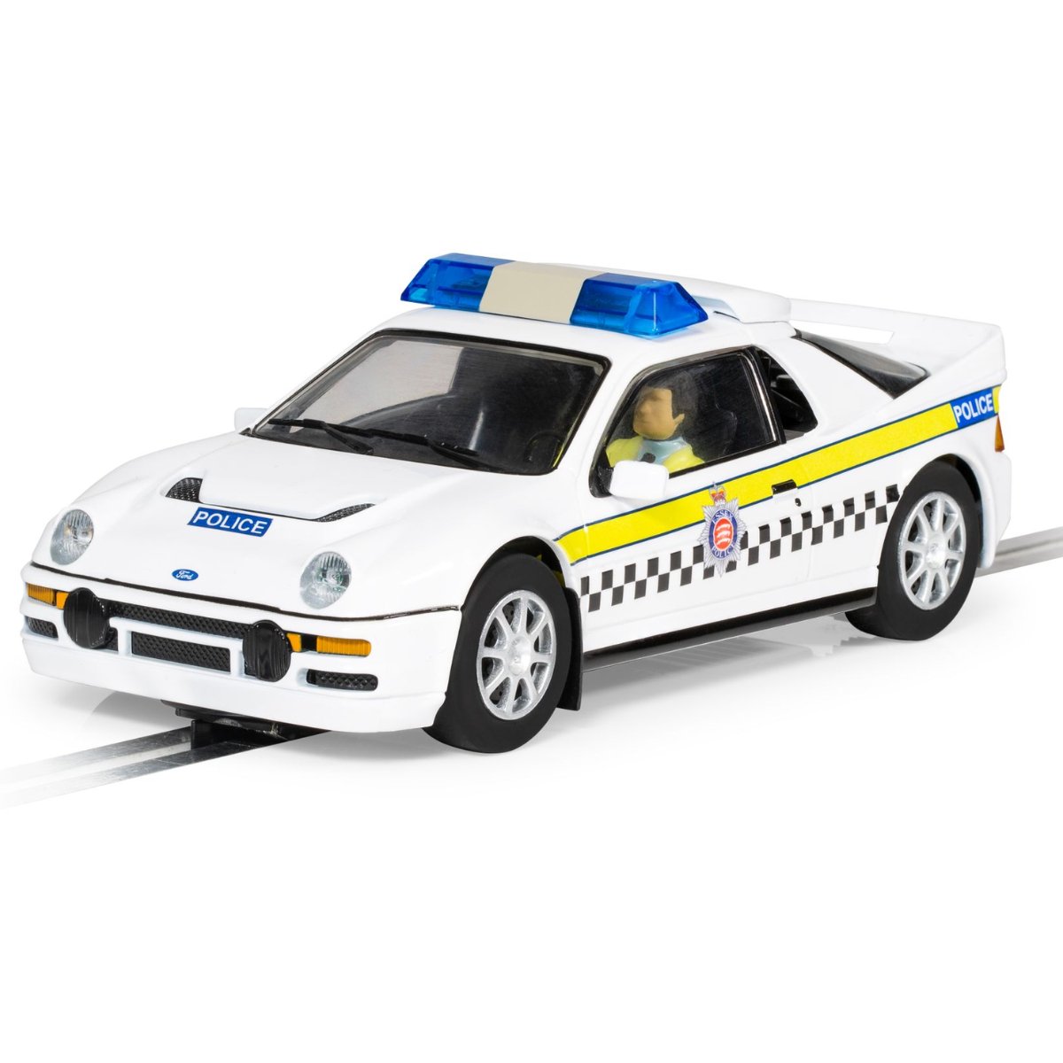 Scalextric C4341 Ford RS200 Police Edition - 1:32 Scale Slot Car - Phillips Hobbies