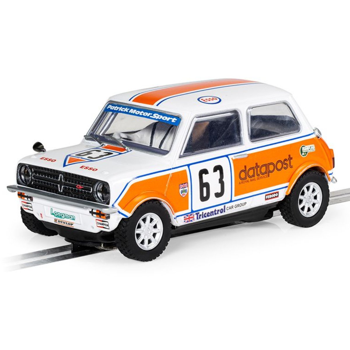 Scalextric C4413 Mini 1275GT Data Post Alan Curnow 1979 BSCC - 1:32 Scale Slot Car - Phillips Hobbies