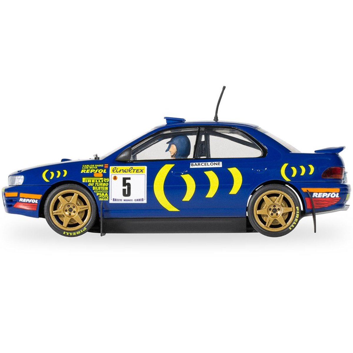 Scalextric C4555 Subaru Impreza WRX 1995 Carlos Sainz - 1:32 Scale - Phillips Hobbies