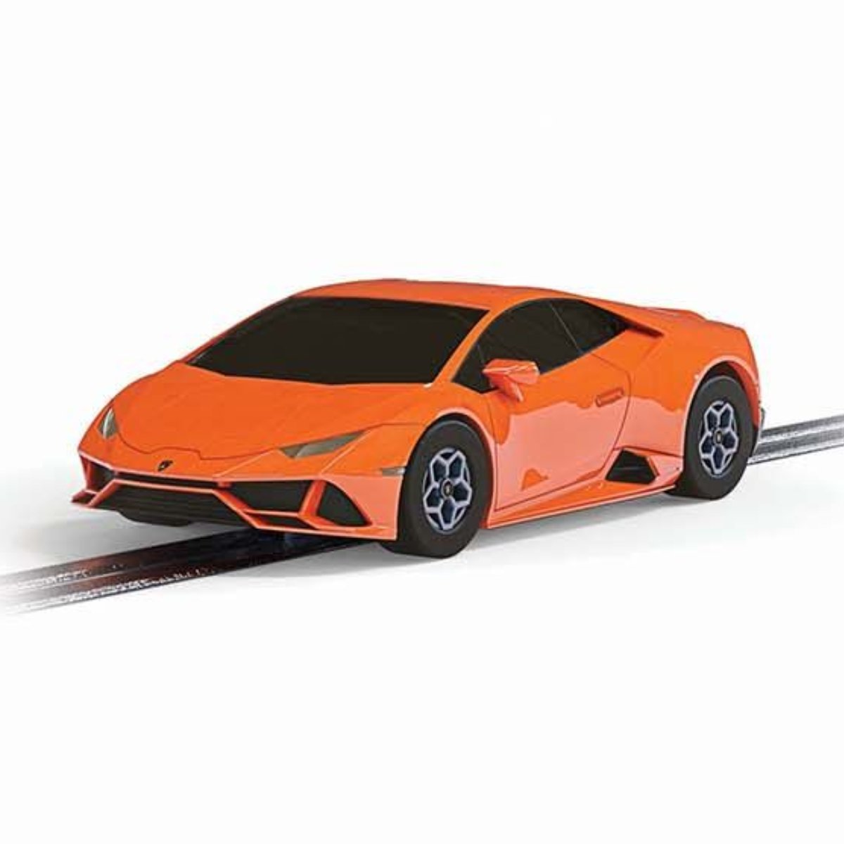 Scalextric G2213 Micro Scalextric Lamborghini Huracan EVO Car - Orange - 1:64 Scale - Phillips Hobbies