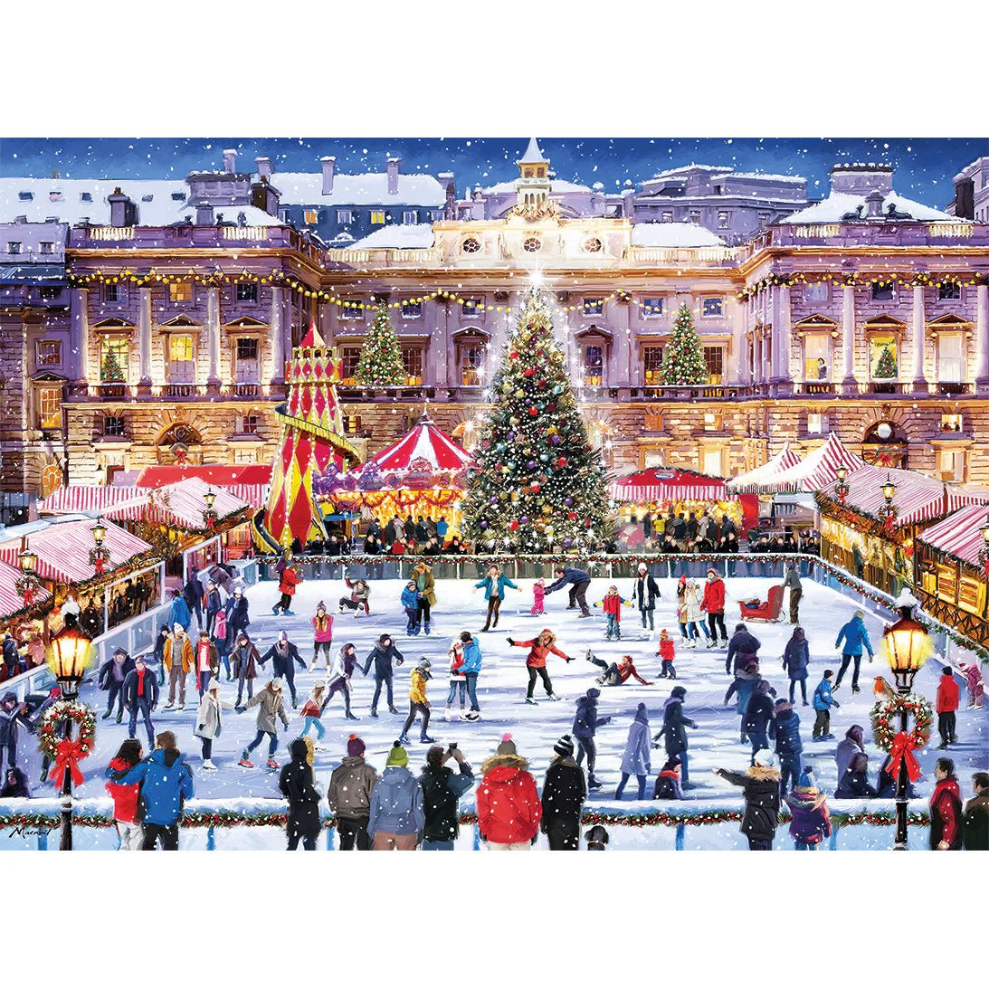 Skating at Somerset House - Gibsons 1000 Piece Jigsaw Puzzle - Phillips Hobbies