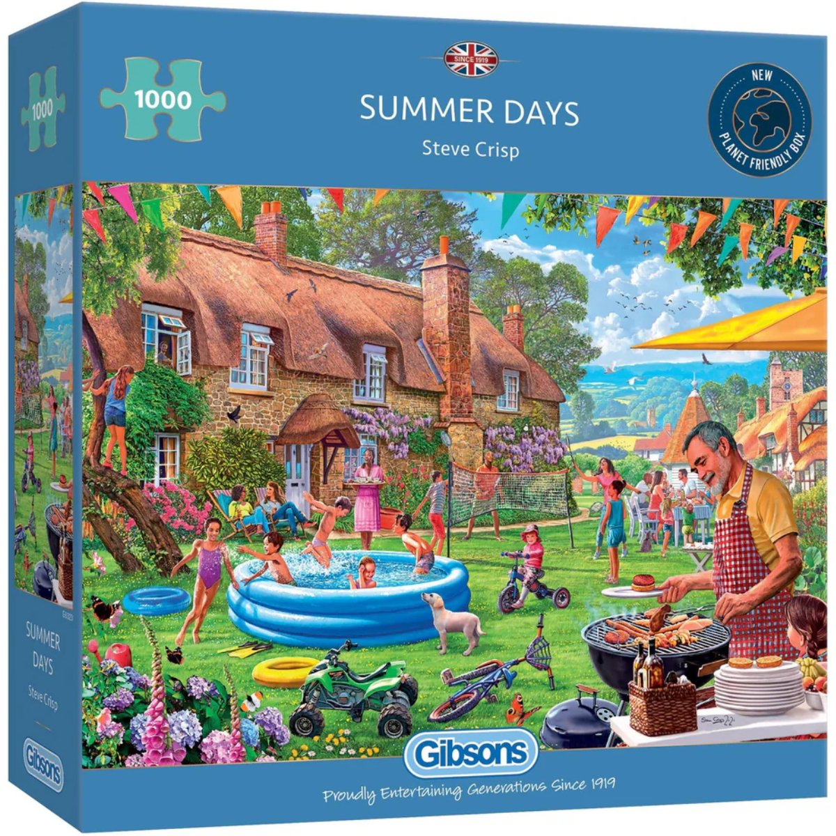 Summer Days - Gibsons 1000 Piece Jigsaw Puzzle - Phillips Hobbies