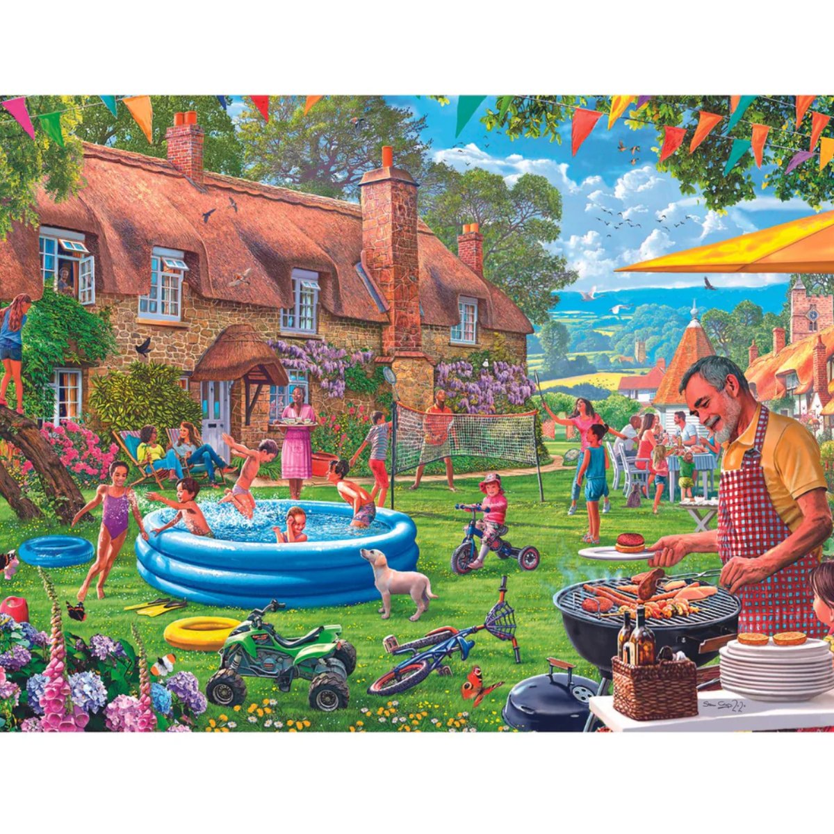 Summer Days - Gibsons 1000 Piece Jigsaw Puzzle - Phillips Hobbies