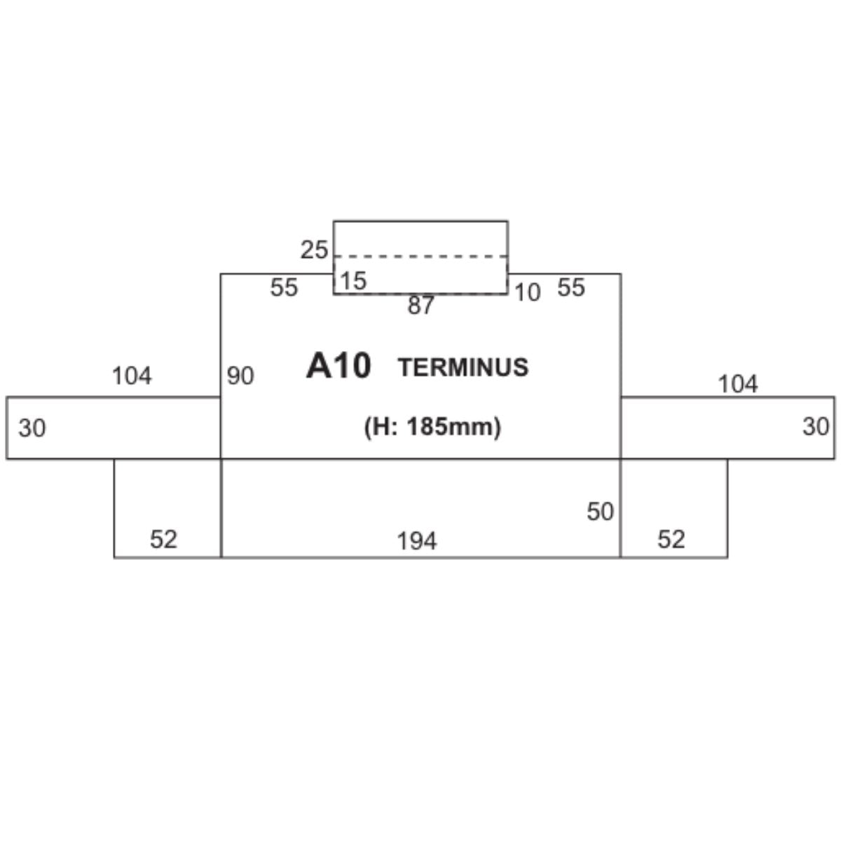 Superquick A10 Station Terminus Card Kit - Phillips Hobbies