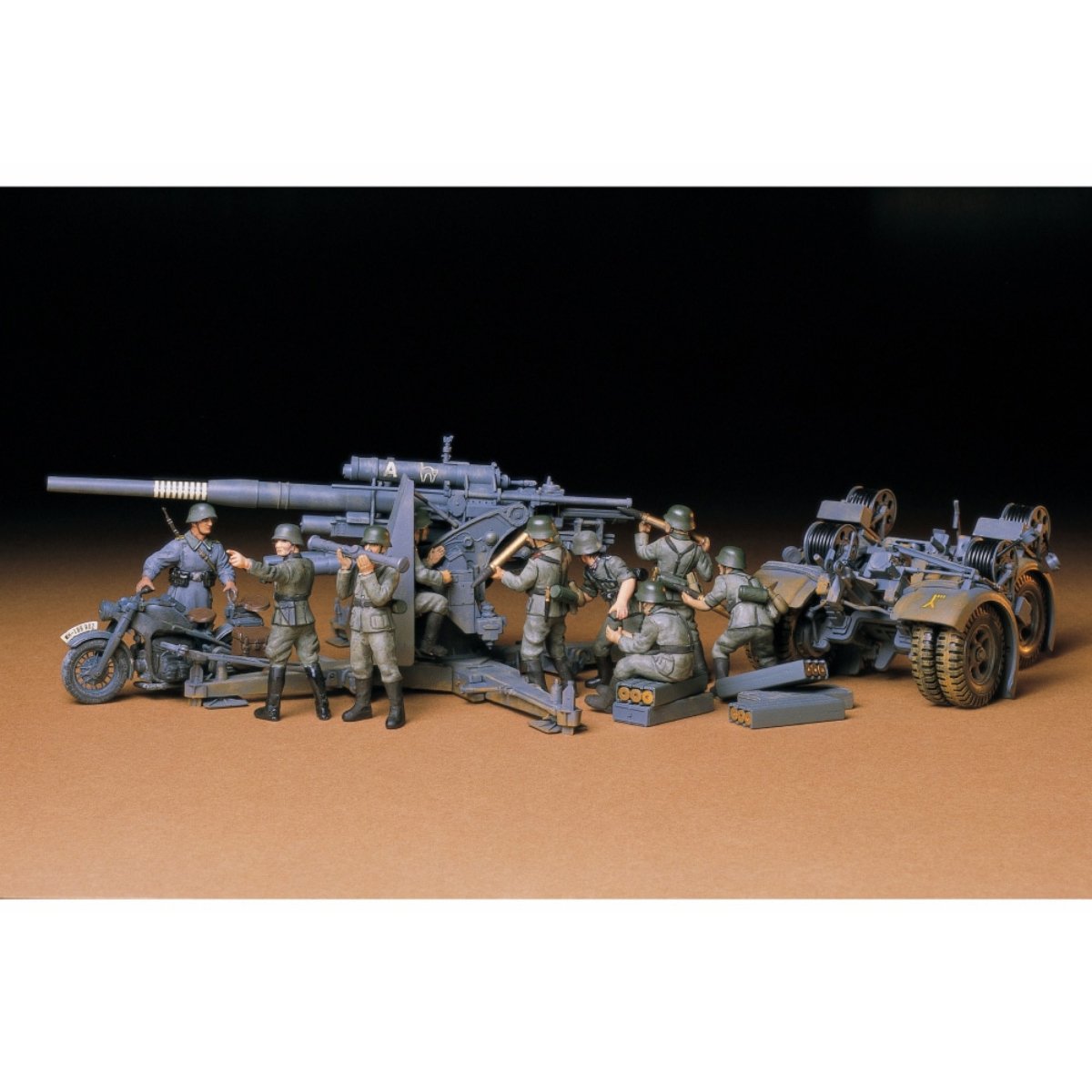 Tamiya 350171 German 77MM Gun Flak 36.37 Plastic Kit - 1:35 Scale - Phillips Hobbies