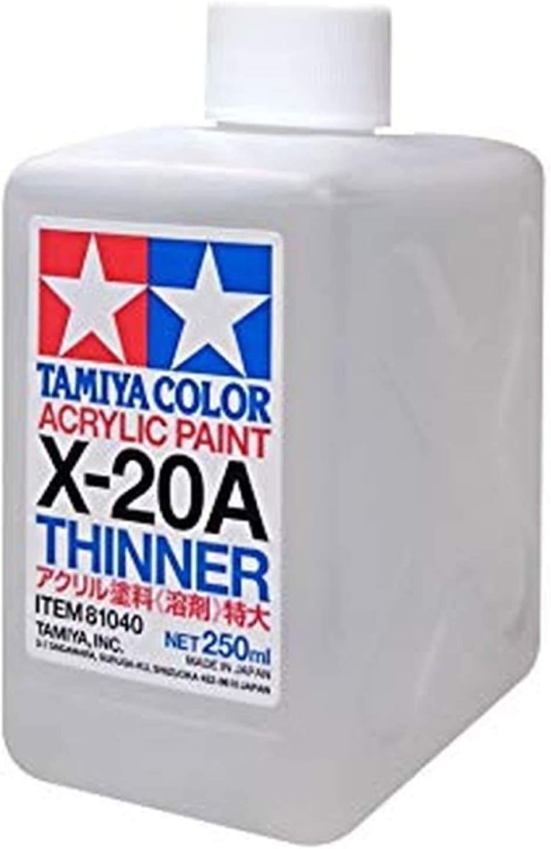 Tamiya X - 20A Acrylic Thinner (250ml) - Phillips Hobbies