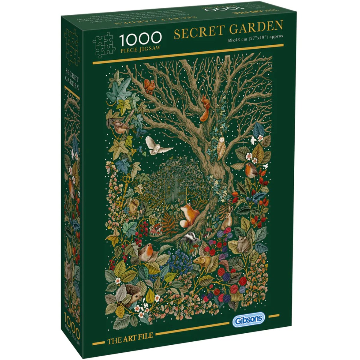 The Art File: Secret Garden - Gibsons 1000 Piece Jigsaw Puzzle - Phillips Hobbies