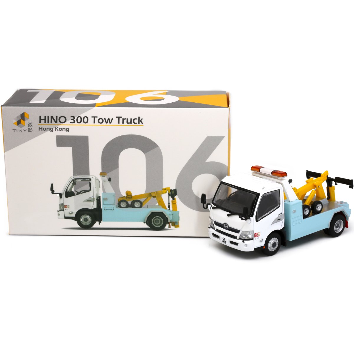 Tiny Models Hino 300 Tow Truck (1:64 Scale)