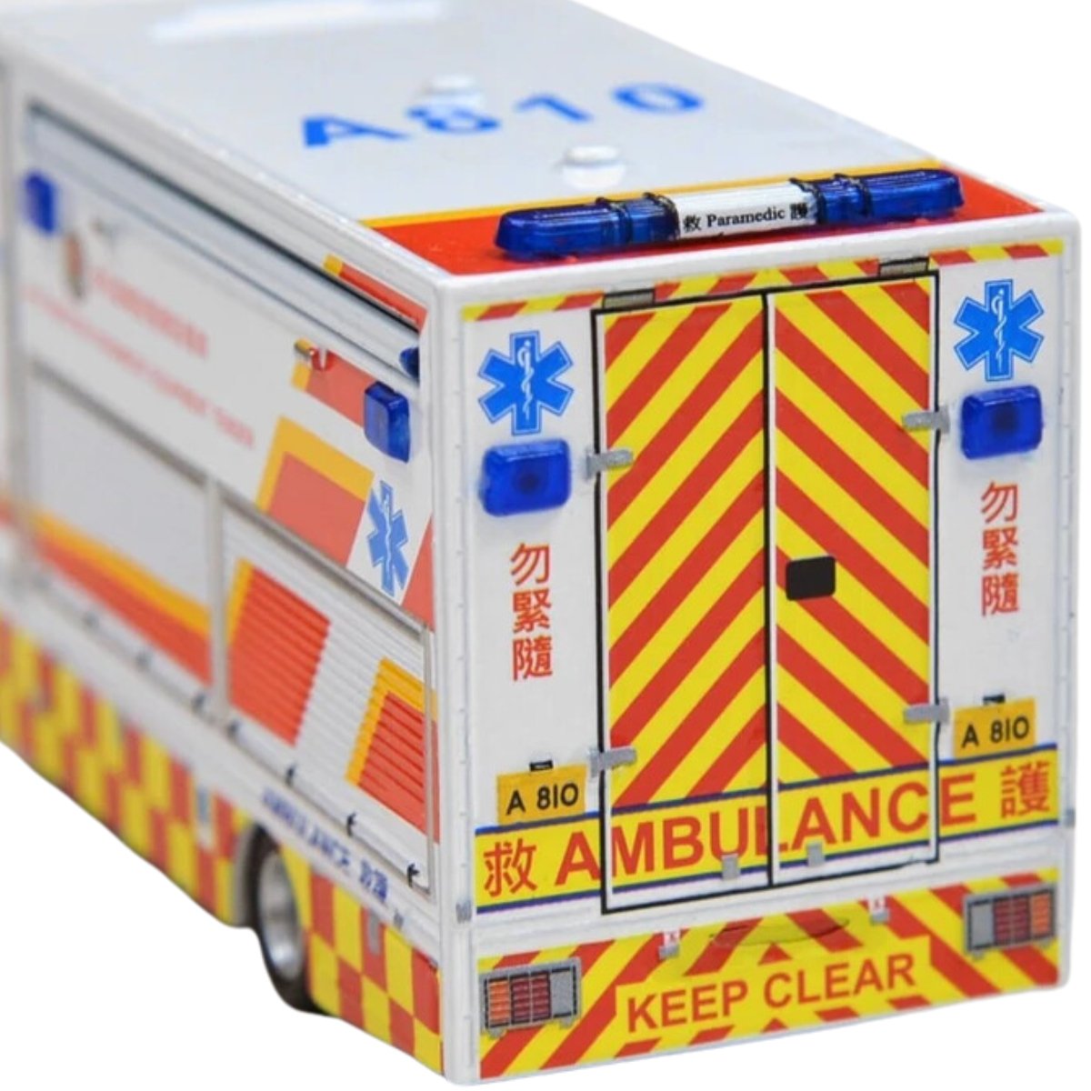 Tiny Models Isuzu N Series Paramedic Equipment Tender - With Mesh Window Shields (1:76 Scale) - Phillips Hobbies