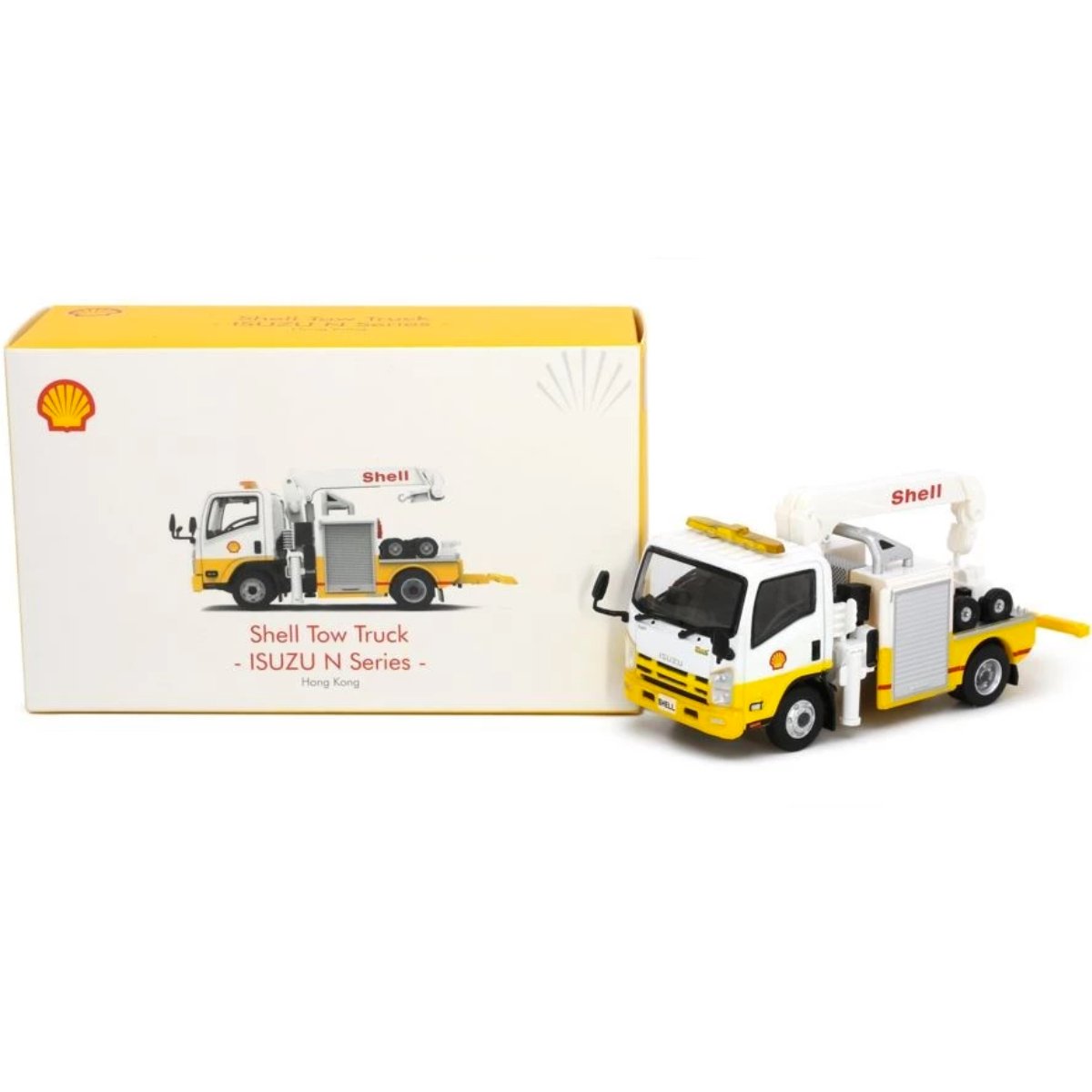 Tiny Models Isuzu N Series Shell Tow Truck (1:64 Scale) - Phillips Hobbies