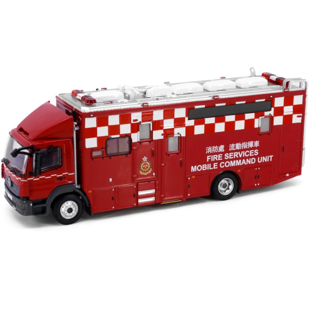 Tiny Models Mercedes Atego Fire Services Mobile Command Unit (1:76 Scale) - Phillips Hobbies