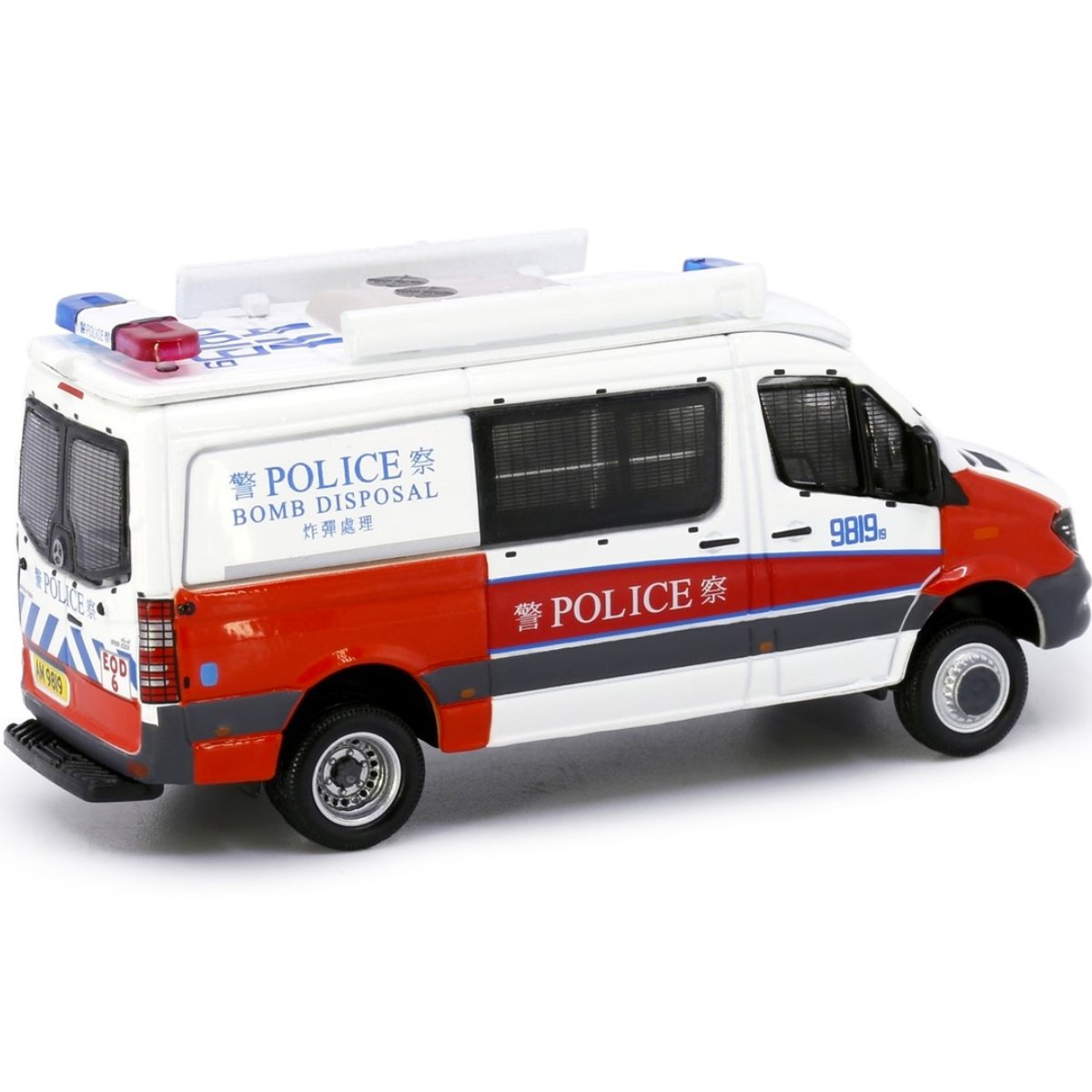 Tiny Models Mercedes-Benz Sprinter FL EOD Red White (1:76 Scale) - Phillips Hobbies