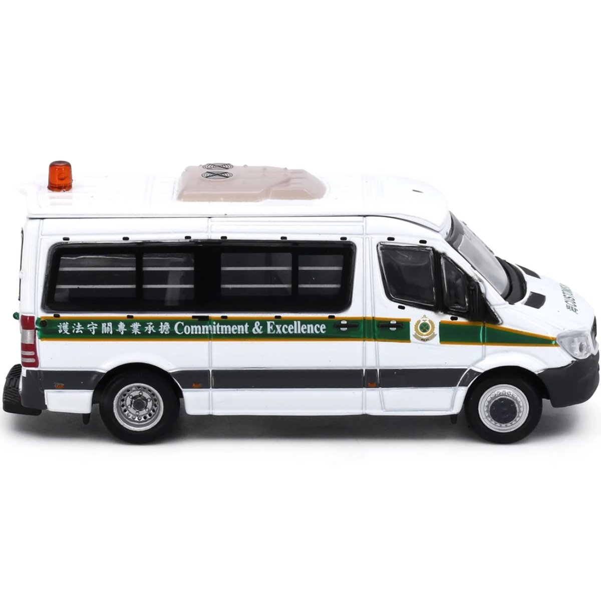 Tiny Models Mercedes - Benz Sprinter FL Hong Kong Customs (1:76 Scale) - Phillips Hobbies