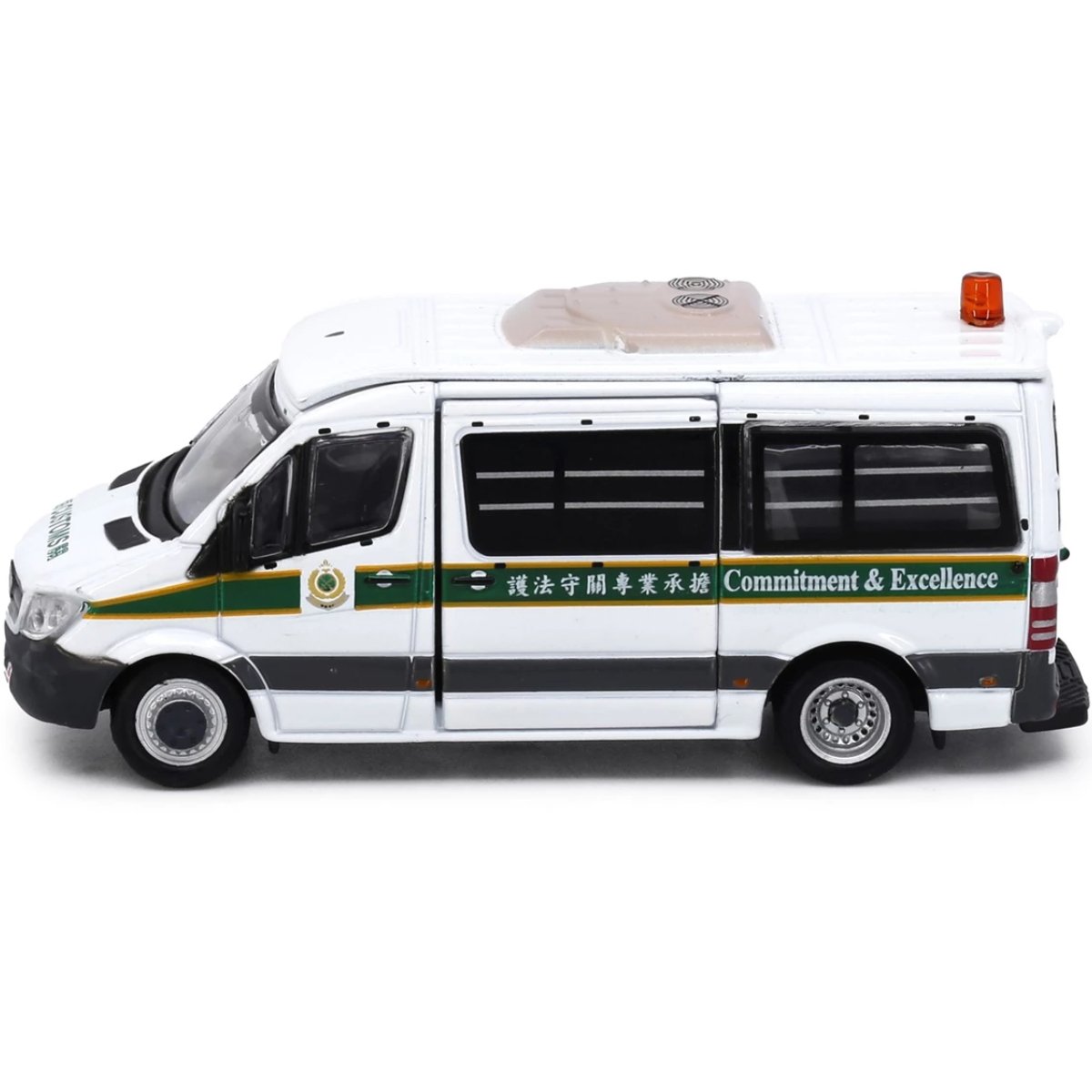 Tiny Models Mercedes - Benz Sprinter FL Hong Kong Customs (1:76 Scale) - Phillips Hobbies