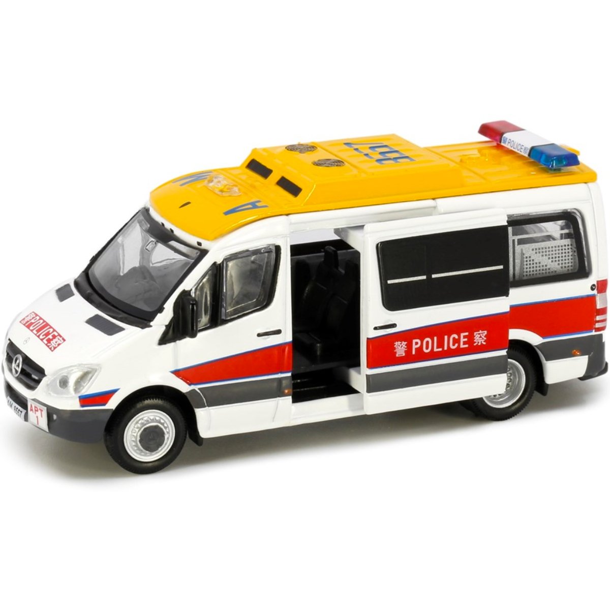 Tiny Models Mercedes-Benz Sprinter Hong Kong Police - Airport District (1:76 Scale) - Phillips Hobbies