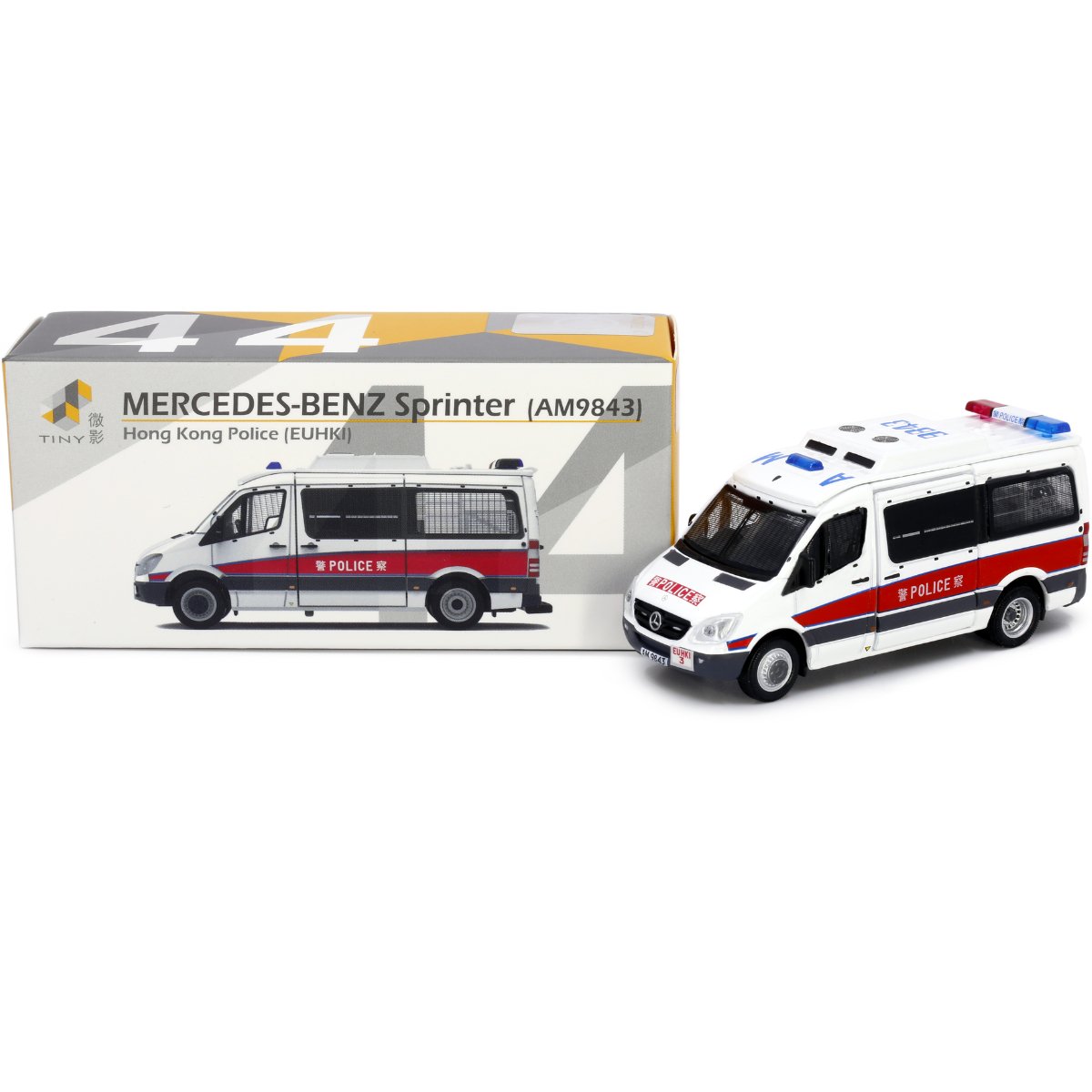 Tiny Models Mercedes-Benz Sprinter Police Emergency Unit AM9843 (1:76 Scale) - Phillips Hobbies