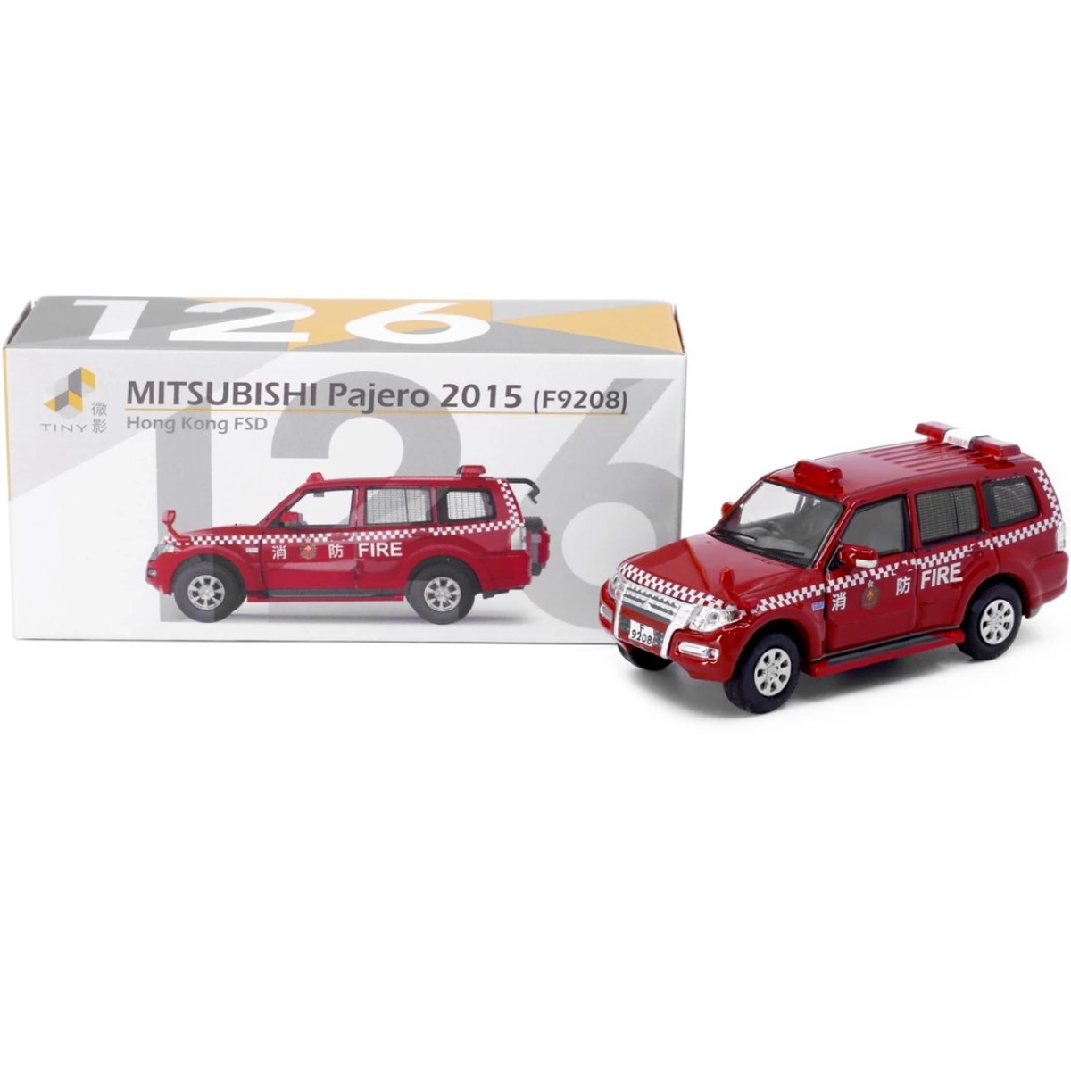 Tiny Models Mitsubishi Pajero 2015 FSD F9208 (1:64 Scale) - Phillips Hobbies