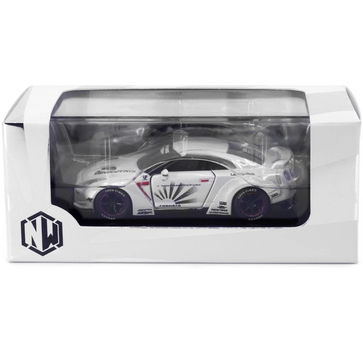 Tiny Models Nissan GTR White (1:64 Scale) - Phillips Hobbies