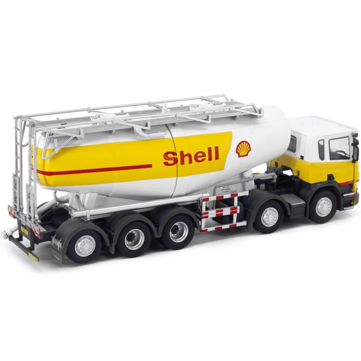 Tiny Models Scania P-Series Shell Powder Tanker Truck (1:76 Scale) - Phillips Hobbies