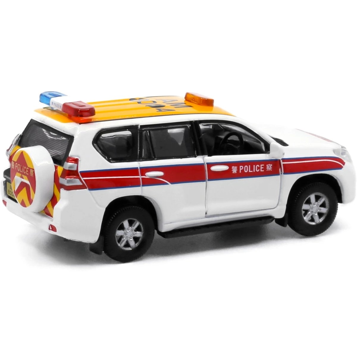 Tiny Models Toyota Prado Police - Airport District (1:64 Scale) - Phillips Hobbies