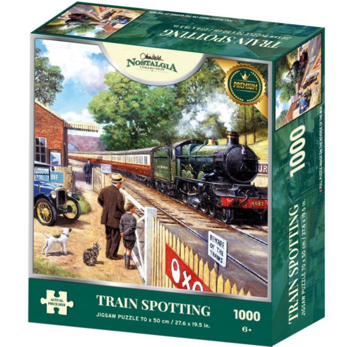 Train Spotting - Kevin Walsh 1000 Piece Jigsaw Puzzle - Phillips Hobbies