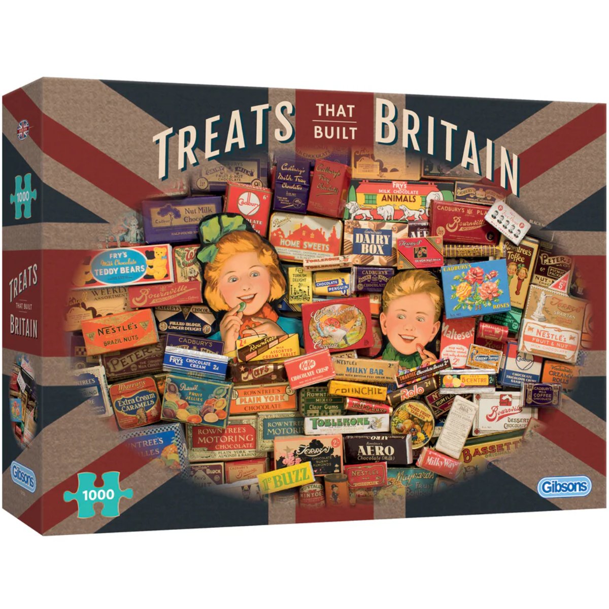 Treats That Built Britain - Gibsons 1000 Piece Jigsaw Puzzle - Phillips Hobbies