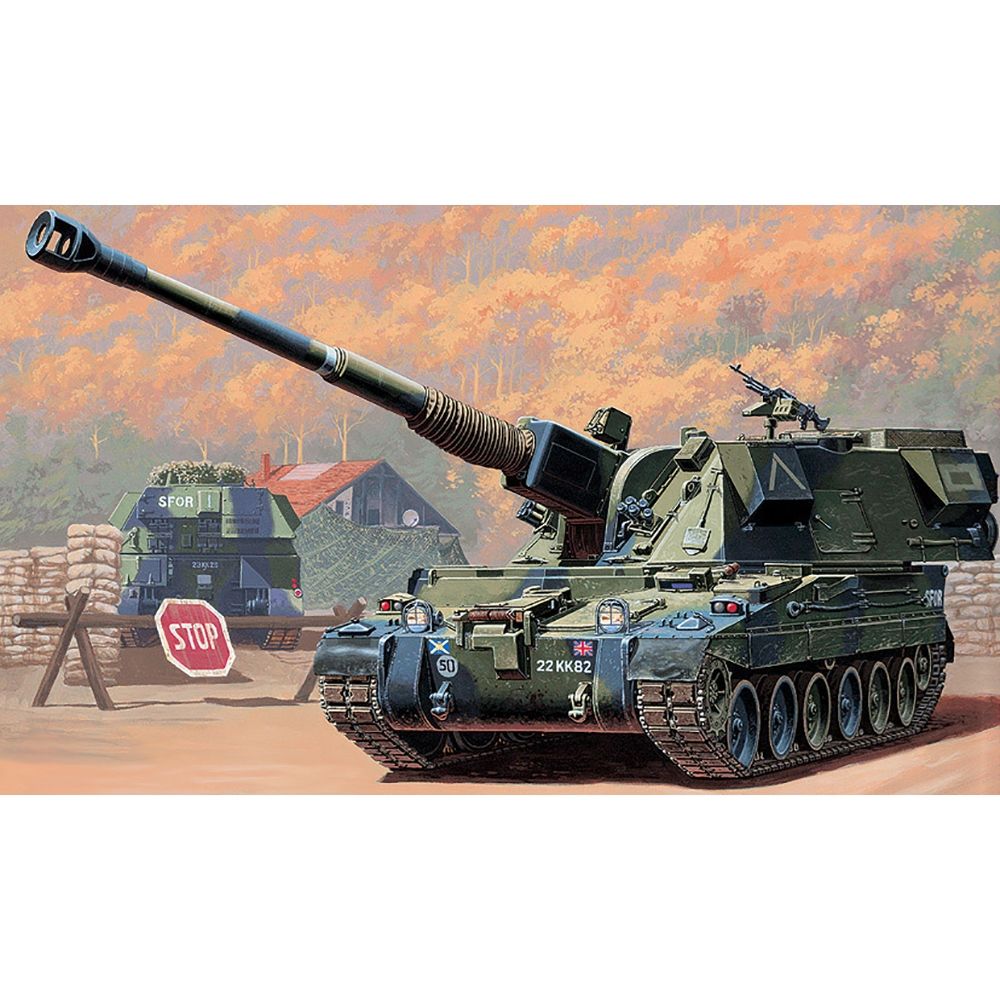 Trumpeter British Army AS - 90 155mm SP Howitzer - 1:35 Scale Plastic Kit - Phillips Hobbies