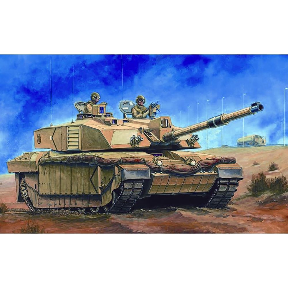 Trumpeter British Army Challenger 2 Basra 'Op Telic' Main Battle Tank - 1:35 Scale Plastic Kit - Phillips Hobbies