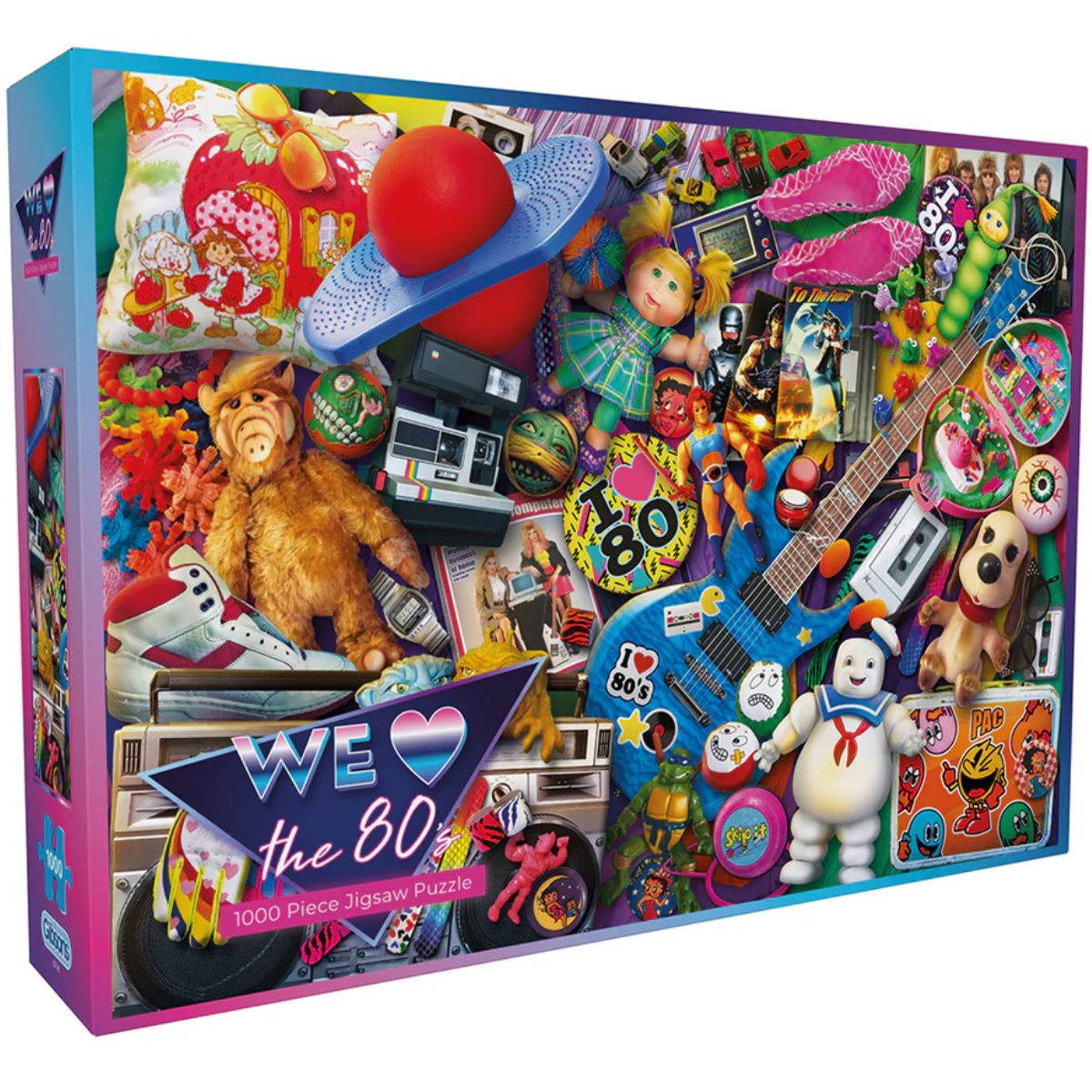 We Love The 80s - Gibsons 1000 Piece Jigsaw Puzzle - Phillips Hobbies