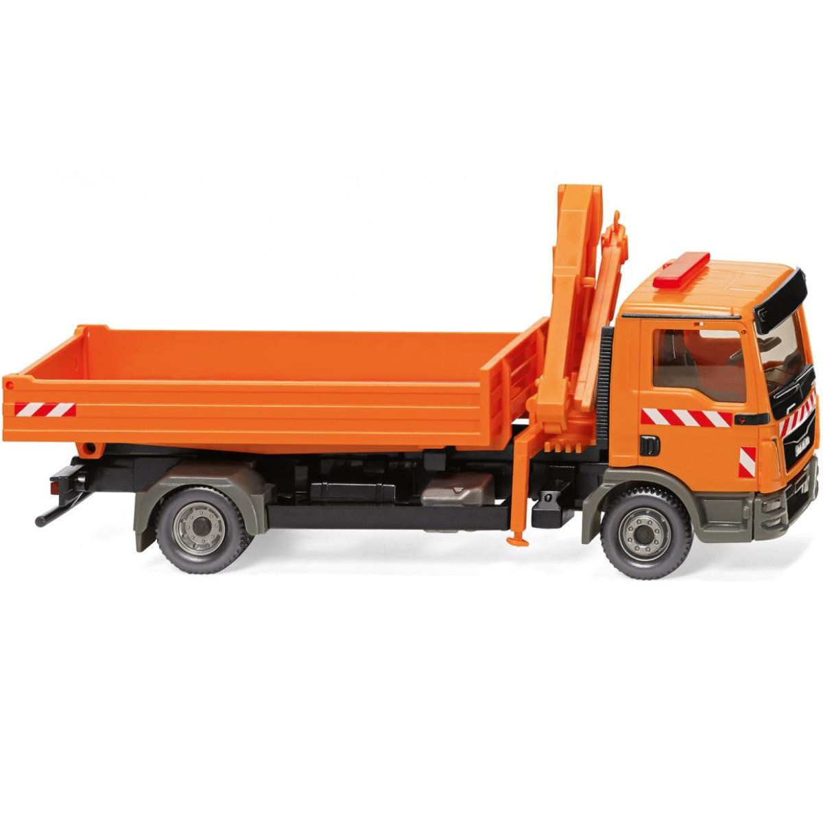 Wiking MAN TGL Euro 6 Flatbed Truck W/Loading Crane - 1:87 Scale - Phillips Hobbies