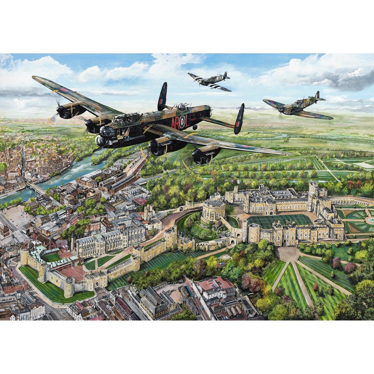 Wings Over Windsor - Gibsons 1000 Piece Jigsaw Puzzle - Phillips Hobbies