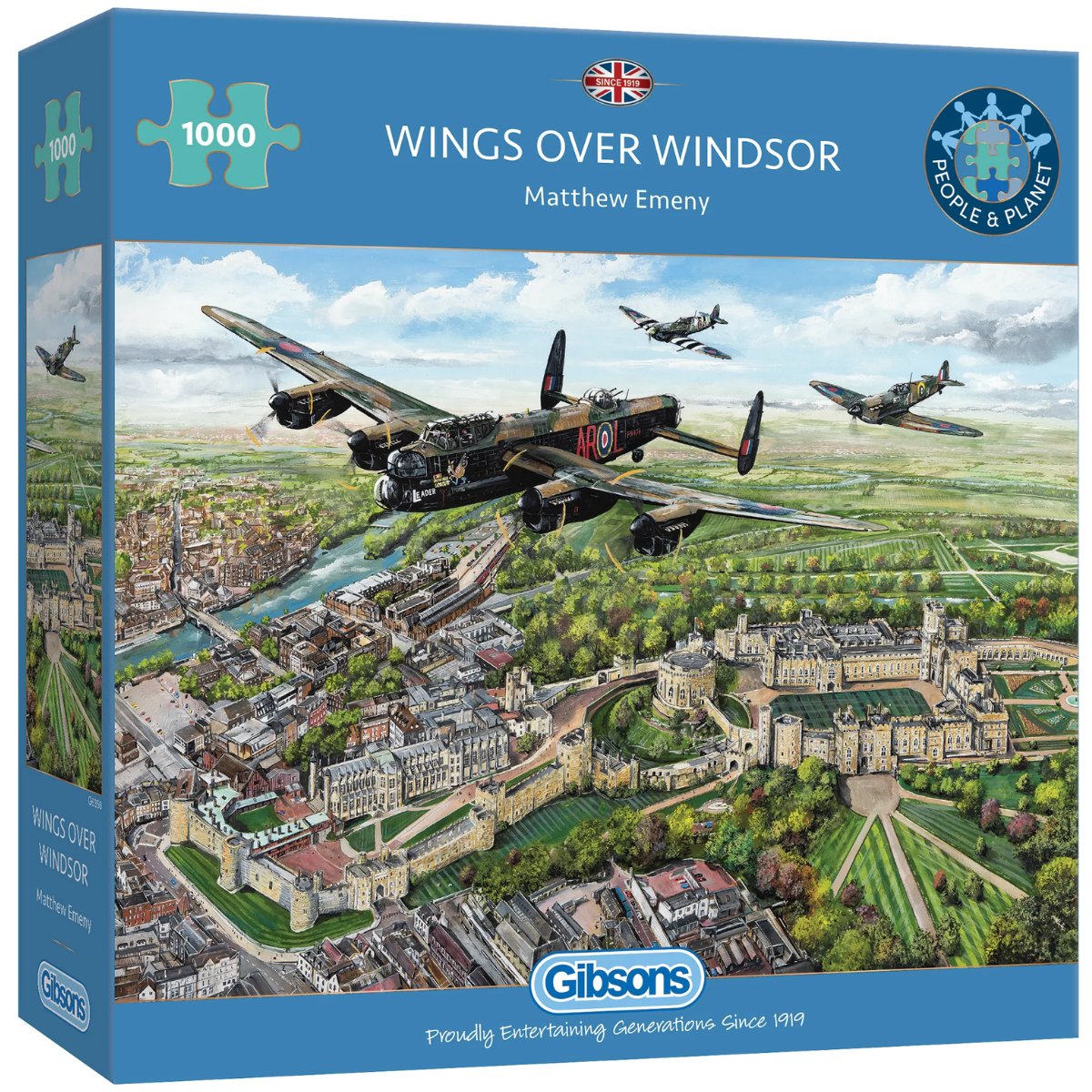 Wings Over Windsor - Gibsons 1000 Piece Jigsaw Puzzle - Phillips Hobbies