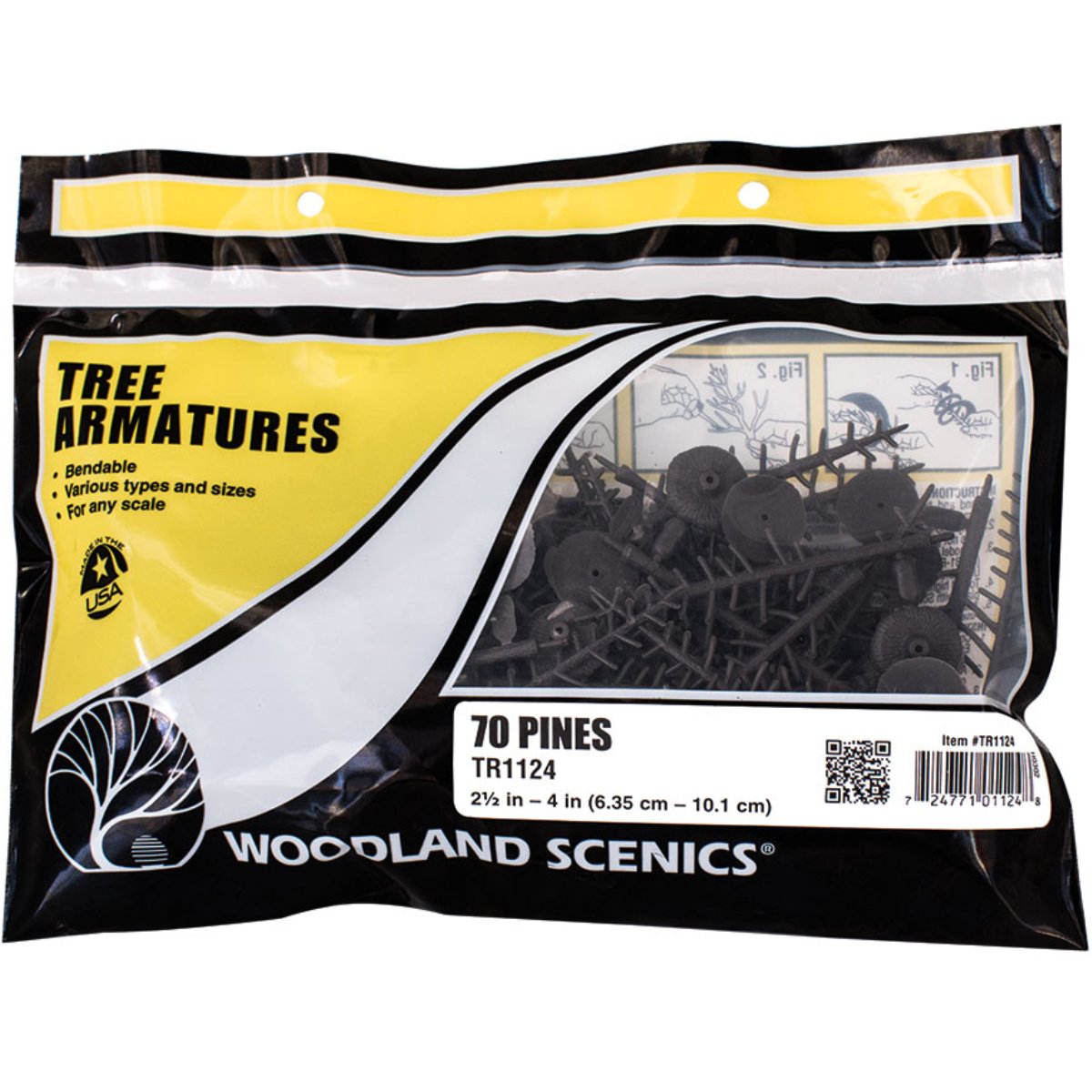 Woodland Scenics 2 1/2" to 4" Armatures (Pine) - Phillips Hobbies