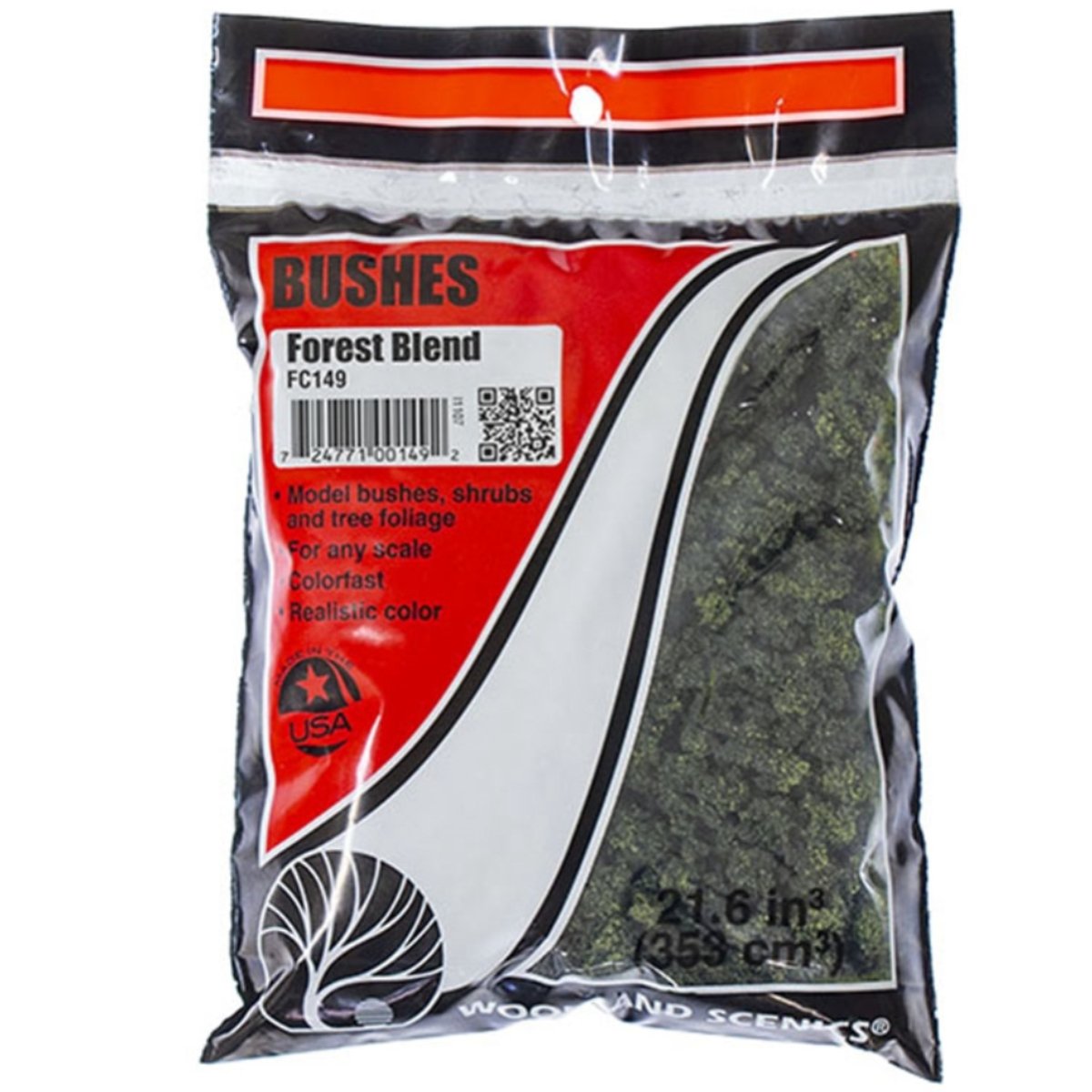 Woodland Scenics Forest Blend Bushes (Bag) - Phillips Hobbies