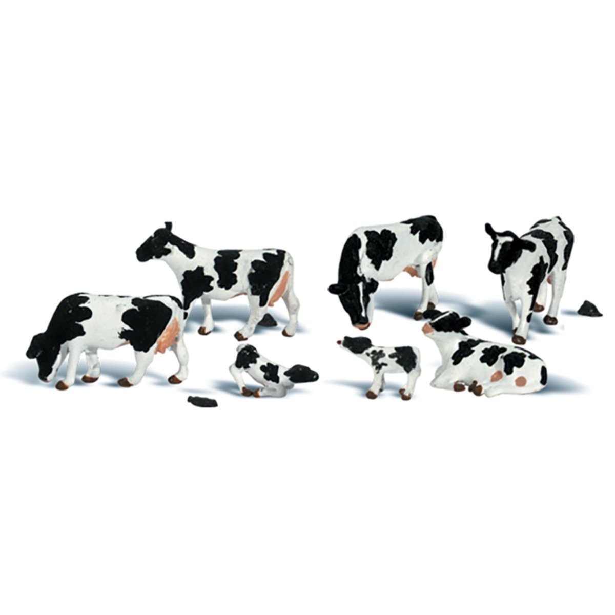 Woodland Scenics Holstein Cows Figures - OO / HO Gauge - Phillips Hobbies