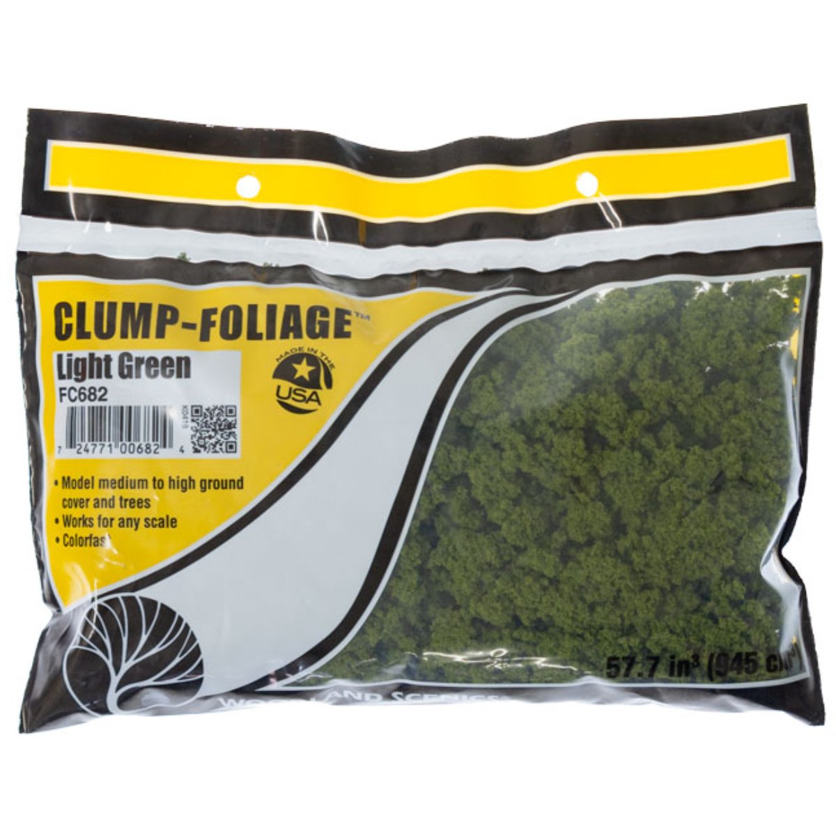 Woodland Scenics Light Green Clump Foliage - Phillips Hobbies