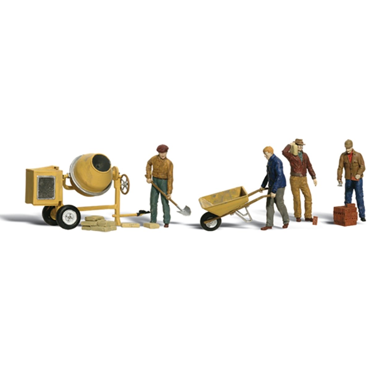 Woodland Scenics Masonry Workers Figures - OO / HO Gauge - Phillips Hobbies