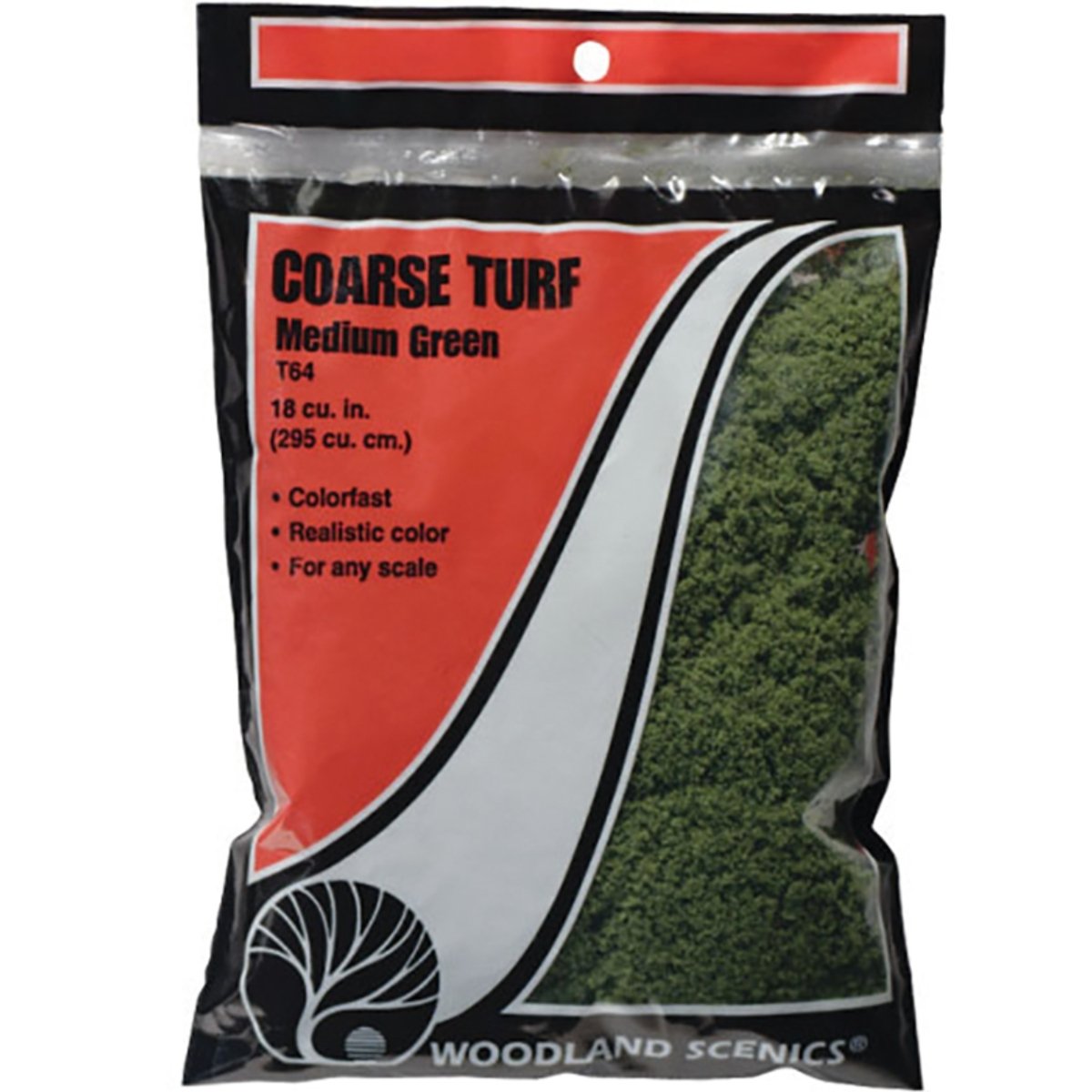 Woodland Scenics Medium Green Coarse Turf (Bag) - Phillips Hobbies