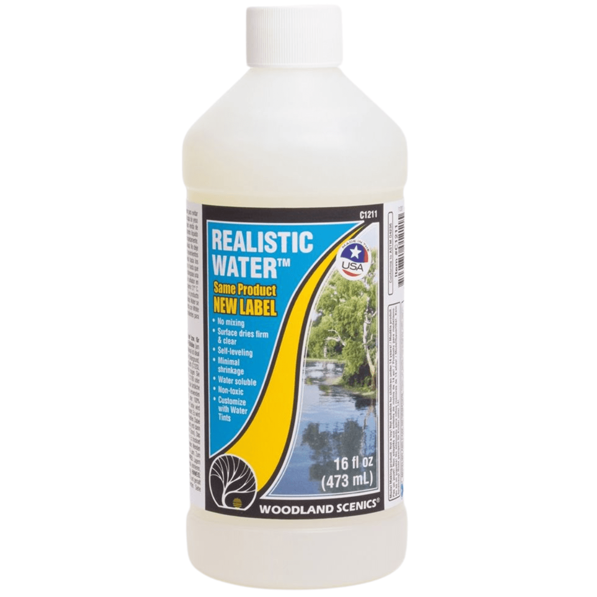 Woodland Scenics Realistic Water 16 oz, 473ml - Phillips Hobbies