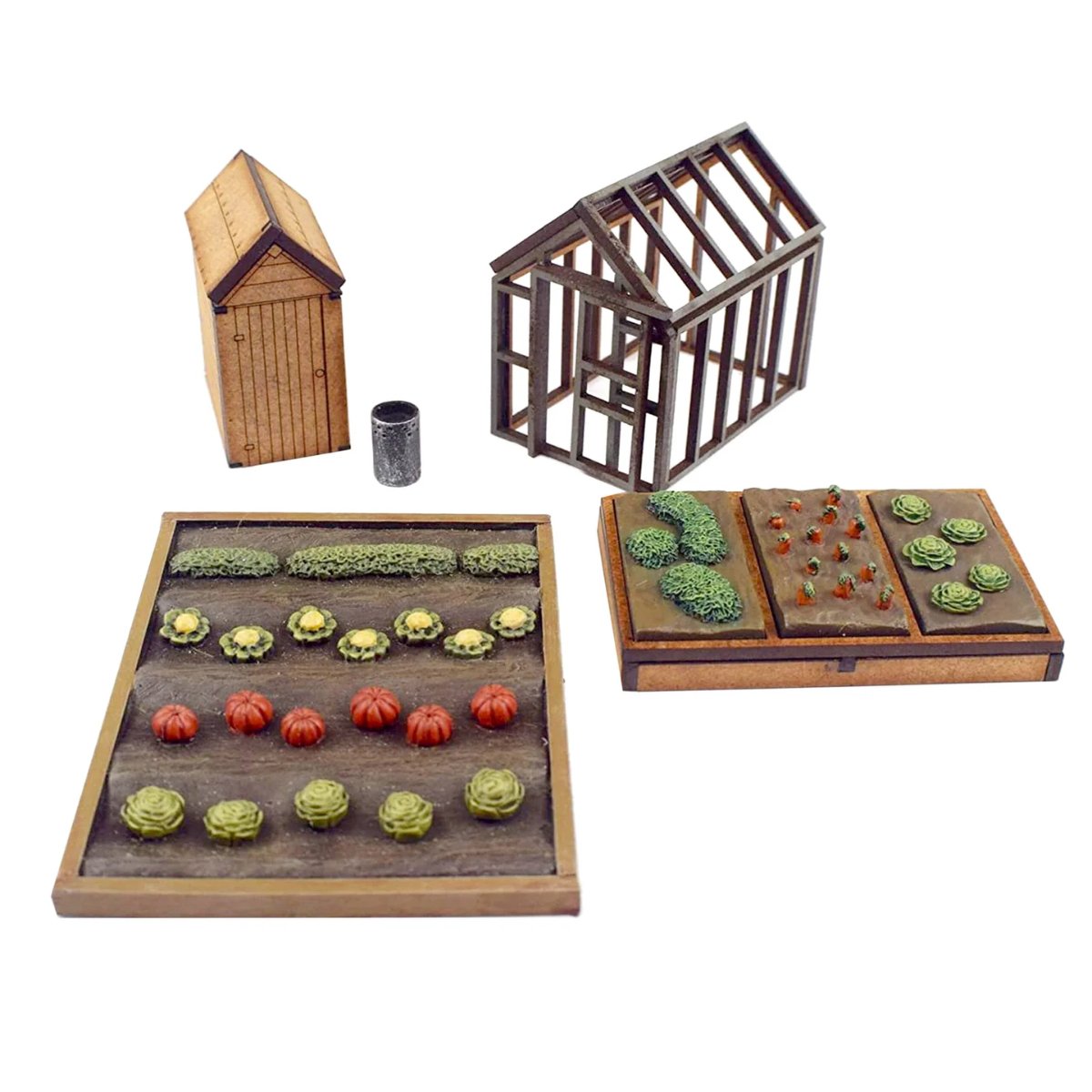 WWScenics Allotment Garden 5 Pcs Set Kit - OO Gauge - Phillips Hobbies