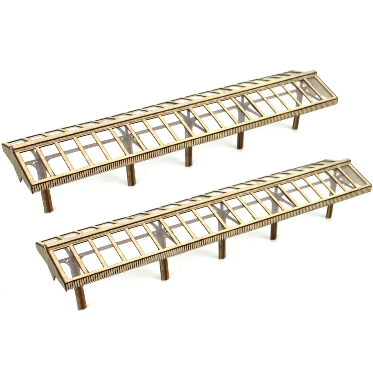 WWScenics MDF Platform Canopies x2 - OO Gauge - Phillips Hobbies