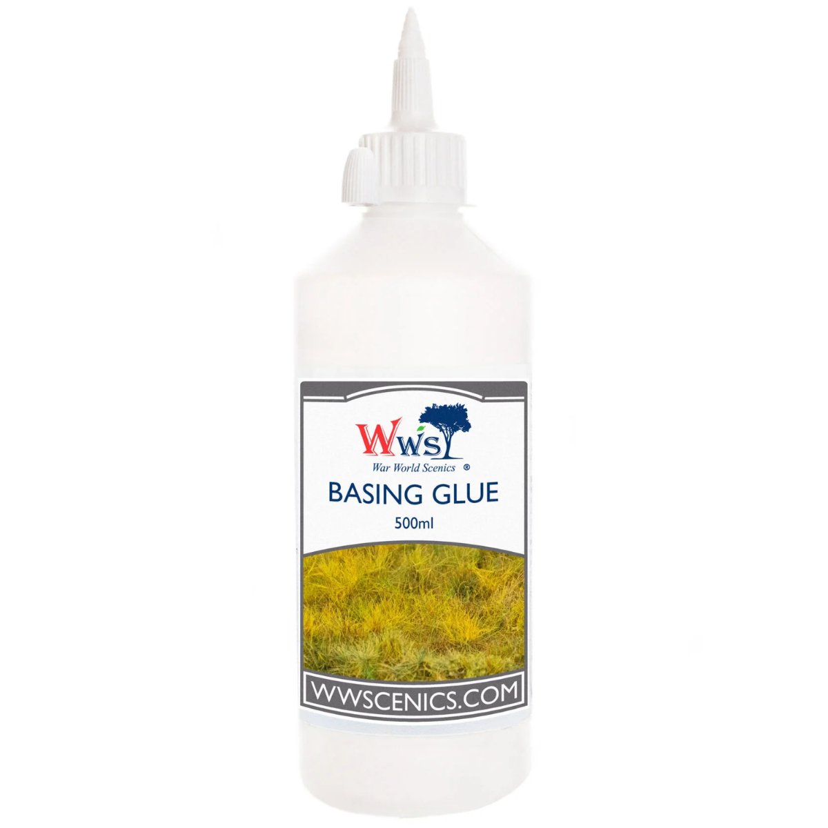 WWScenics Static Grass Basing Glue 500ML - Phillips Hobbies