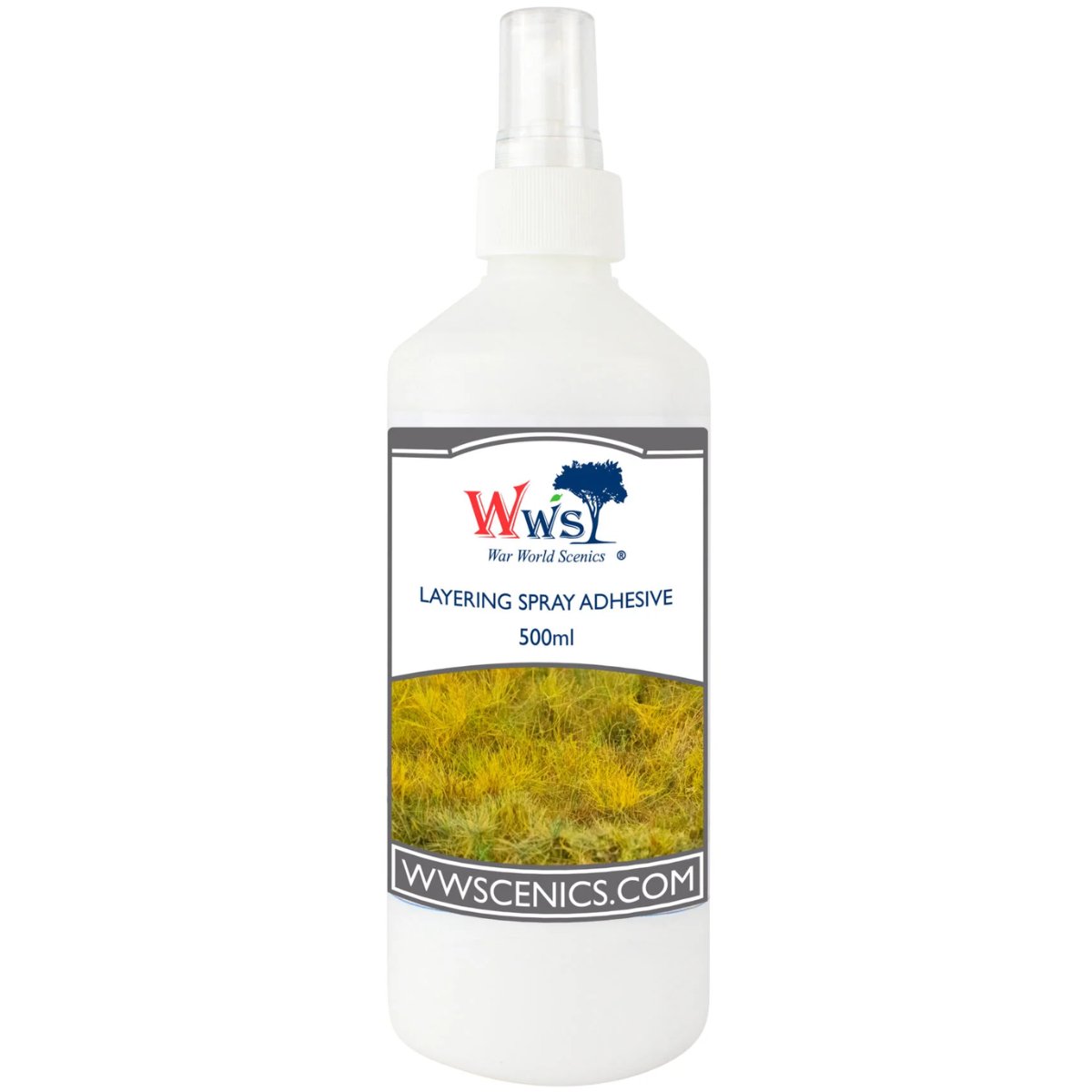 WWScenics Static Grass Layering Spray Adhesive 500ml - Phillips Hobbies