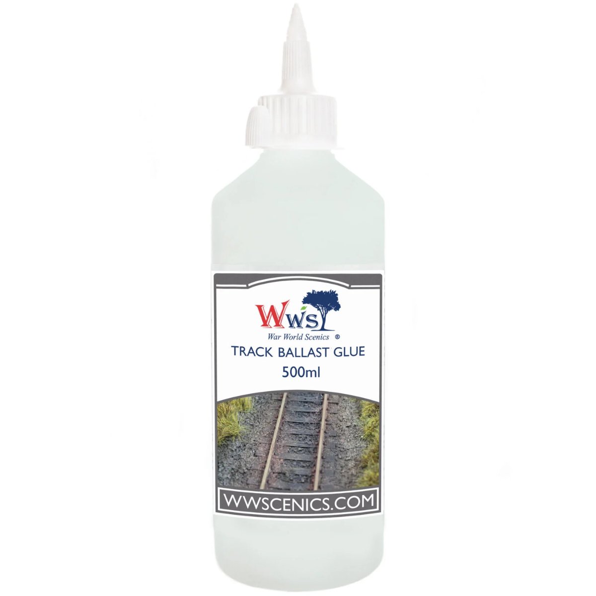 WWScenics Track Ballast Glue 500ml - Phillips Hobbies